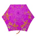 Spring Tropical Floral Palm Bird Mini Folding Umbrellas View1