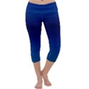 Blue Dot Capri Yoga Leggings View1