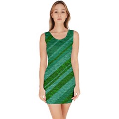 Stripes Course Texture Background Sleeveless Bodycon Dress by Nexatart