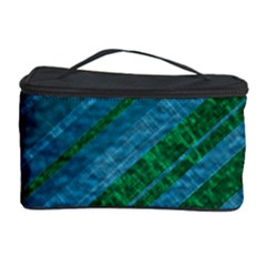 Stripes Course Texture Background Cosmetic Storage Case by Nexatart