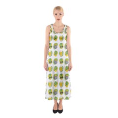 St Patrick S Day Background Symbols Sleeveless Maxi Dress by Nexatart