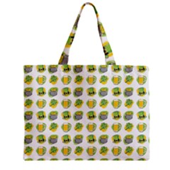 St Patrick S Day Background Symbols Zipper Mini Tote Bag by Nexatart