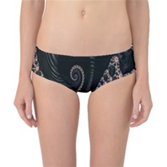 Fractal Black Pearl Abstract Art Classic Bikini Bottoms by Nexatart