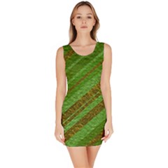 Stripes Course Texture Background Sleeveless Bodycon Dress by Nexatart