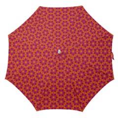 Pattern Abstract Floral Bright Straight Umbrellas by Nexatart