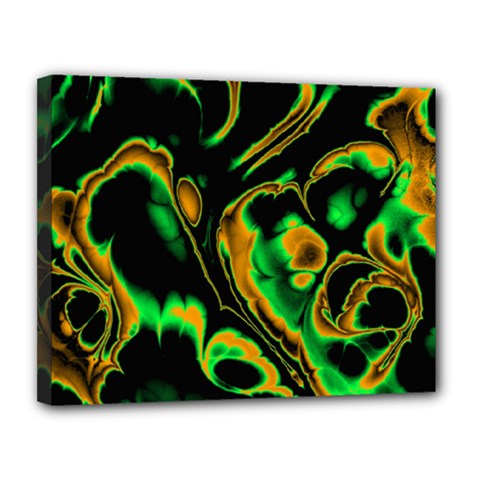 Glowing Fractal A Canvas 14  X 11  by Fractalworld