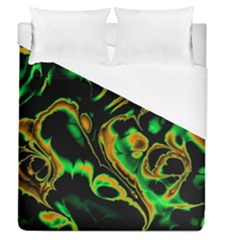 Glowing Fractal A Duvet Cover (queen Size)