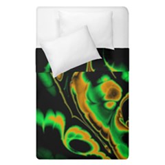 Glowing Fractal A Duvet Cover Double Side (single Size) by Fractalworld