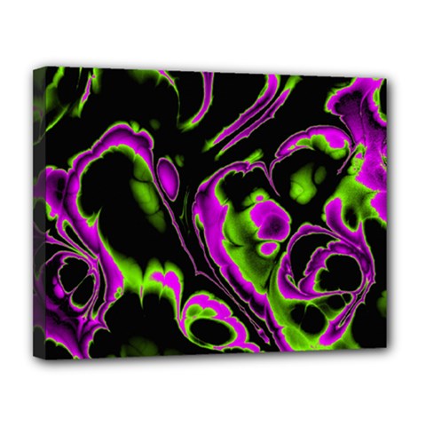 Glowing Fractal B Canvas 14  X 11  by Fractalworld