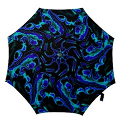 Glowing Fractal C Hook Handle Umbrellas (small) by Fractalworld