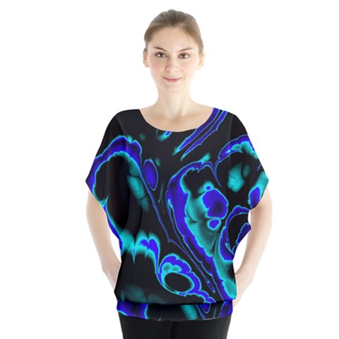 Glowing Fractal C Blouse by Fractalworld