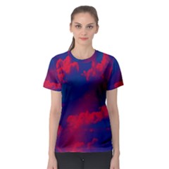 Sky Pattern Women s Sport Mesh Tee