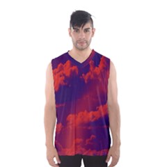 Sky Pattern Men s Basketball Tank Top by Valentinaart