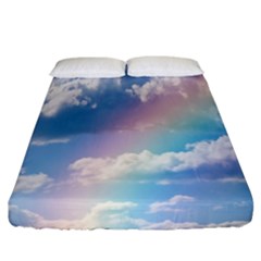 Sky Pattern Fitted Sheet (california King Size) by Valentinaart