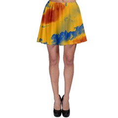 Sky Pattern Skater Skirt by Valentinaart