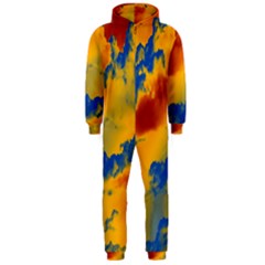 Sky Pattern Hooded Jumpsuit (men)  by Valentinaart