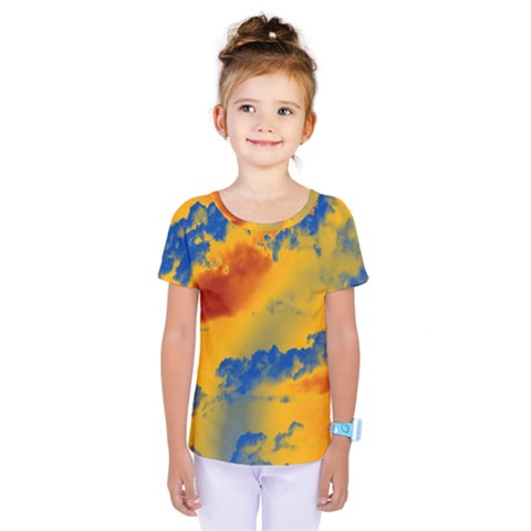 Sky Pattern Kids  One Piece Tee by Valentinaart