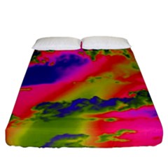 Sky Pattern Fitted Sheet (king Size) by Valentinaart