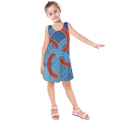 Svadebnik Symbol Slave Patterns Kids  Sleeveless Dress by Nexatart