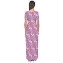 Pattern Abstract Squiggles Gliftex Short Sleeve Maxi Dress View2