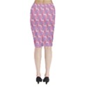 Pattern Abstract Squiggles Gliftex Midi Wrap Pencil Skirt View2