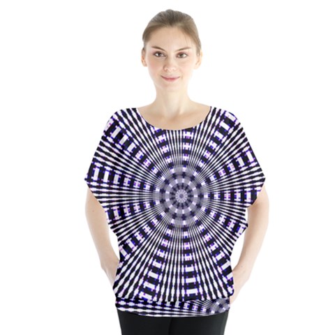 Pattern Stripes Background Blouse by Nexatart