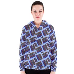 Abstract Pattern Seamless Artwork Women s Zipper Hoodie by Nexatart