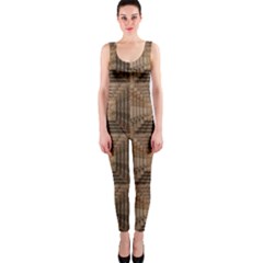 Collage Stone Wall Texture Onepiece Catsuit by Nexatart