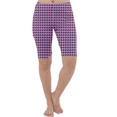 Pattern Grid Background Cropped Leggings  by Nexatart