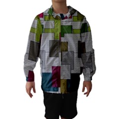 Decor Painting Design Texture Hooded Wind Breaker (kids) by Nexatart