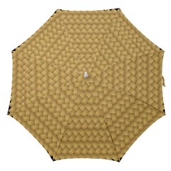 Wood Illustrator Yellow Brown Straight Umbrellas by Nexatart