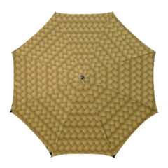 Wood Illustrator Yellow Brown Golf Umbrellas by Nexatart