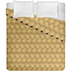 Wood Illustrator Yellow Brown Duvet Cover Double Side (california King Size) by Nexatart