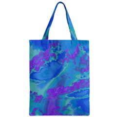 Sky Pattern Zipper Classic Tote Bag by Valentinaart