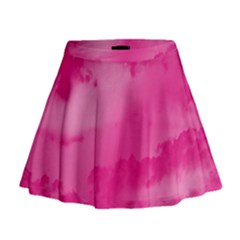 Sky Pattern Mini Flare Skirt by Valentinaart