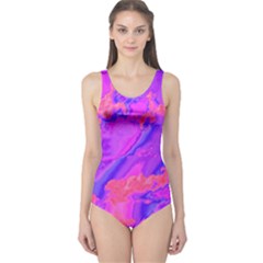 Sky Pattern One Piece Swimsuit by Valentinaart