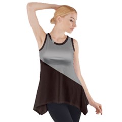 Course Gradient Color Pattern Side Drop Tank Tunic by Nexatart