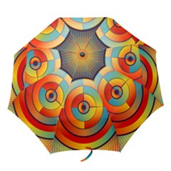 Abstract Pattern Background Folding Umbrellas by Nexatart