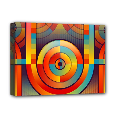 Abstract Pattern Background Deluxe Canvas 16  X 12   by Nexatart