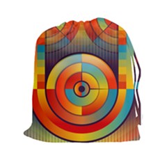 Abstract Pattern Background Drawstring Pouches (xxl) by Nexatart