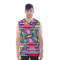 Art Vanishing Point Vortex 3d Men s Basketball Tank Top by Nexatart