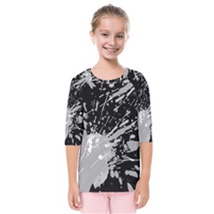 Art About Ball Abstract Colorful Kids  Quarter Sleeve Raglan Tee