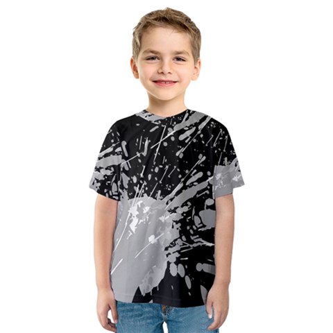 Art About Ball Abstract Colorful Kids  Sport Mesh Tee by Nexatart