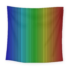 Spectrum Colours Colors Rainbow Square Tapestry (large) by Nexatart