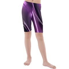 Fractal Mathematics Abstract Kids  Mid Length Swim Shorts by Nexatart