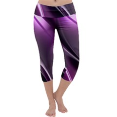 Fractal Mathematics Abstract Capri Yoga Leggings by Nexatart