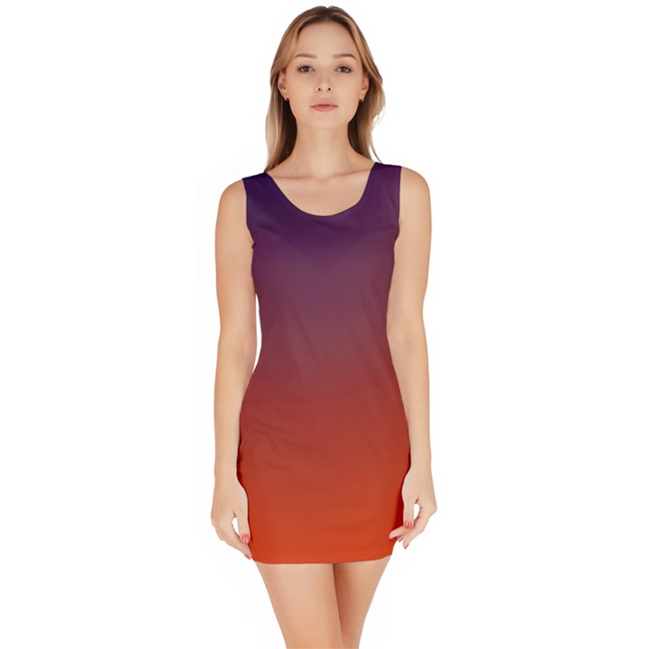 Course Colorful Pattern Abstract Sleeveless Bodycon Dress