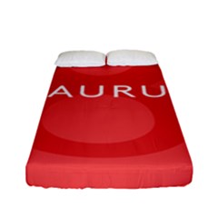 Zodizc Taurus Red Fitted Sheet (full/ Double Size) by Mariart