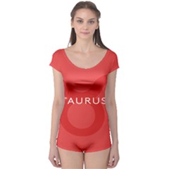 Zodizc Taurus Red Boyleg Leotard  by Mariart