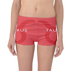 Zodizc Taurus Red Reversible Bikini Bottoms by Mariart